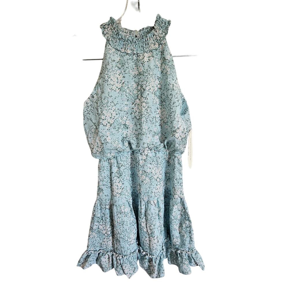 Ava & Yelly Girls Halter Neck Flounce Dress, Size 10, New with Tags